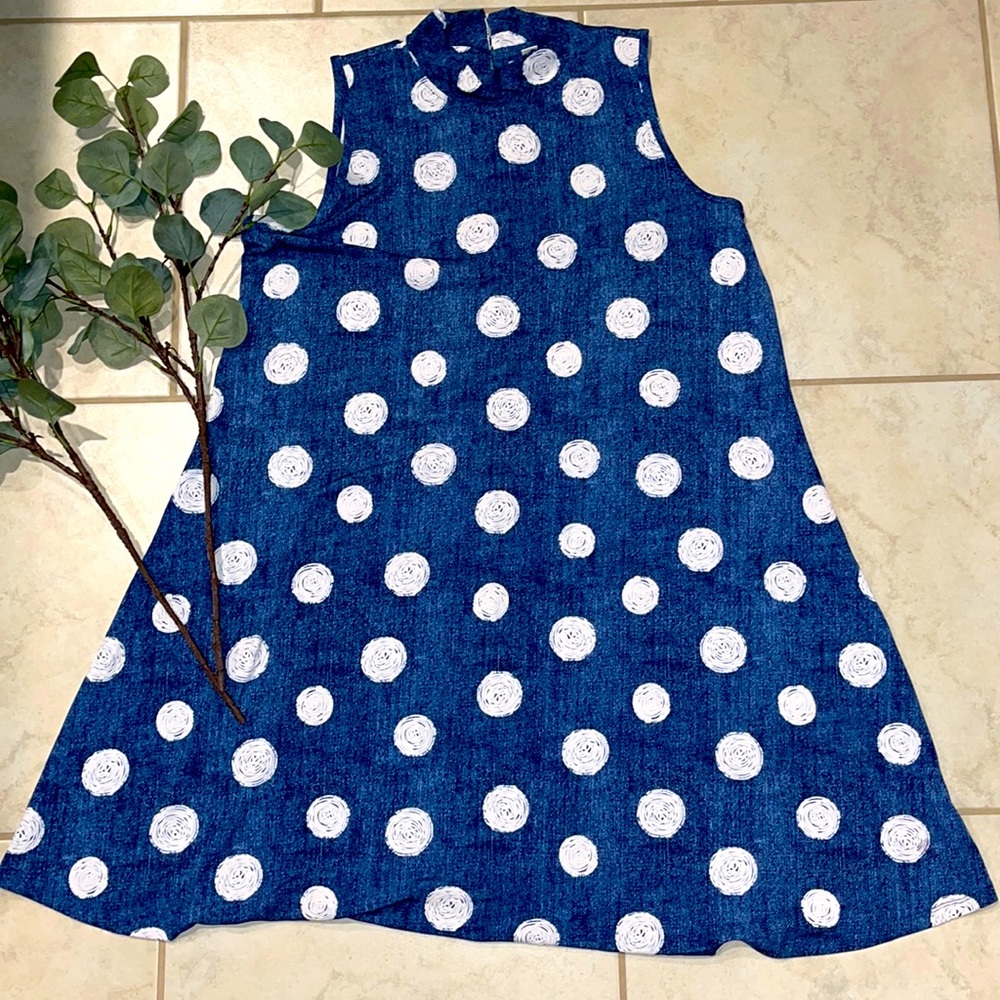 Est Sleeveless Turtleneck Dress size L